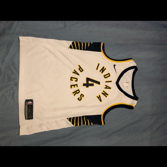 NBA Indiana Pacers Victor Oladipo 4 Nike Swingman Blue Jersey